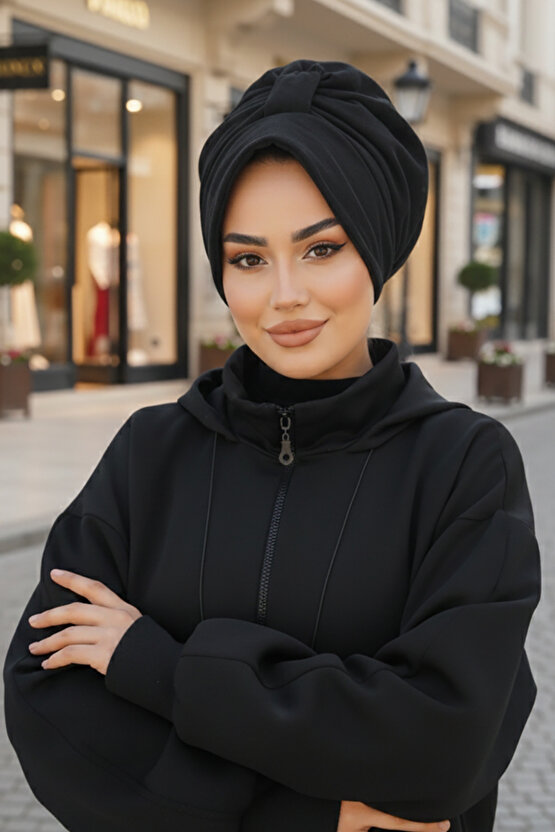 Siyah Dolgulu Şapka Bone