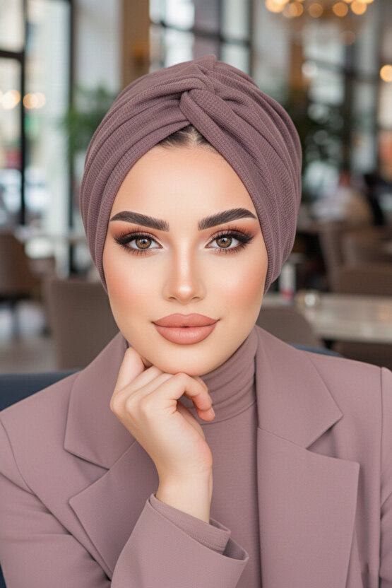 Vizon Burgulu Hazır Düğüm Bone