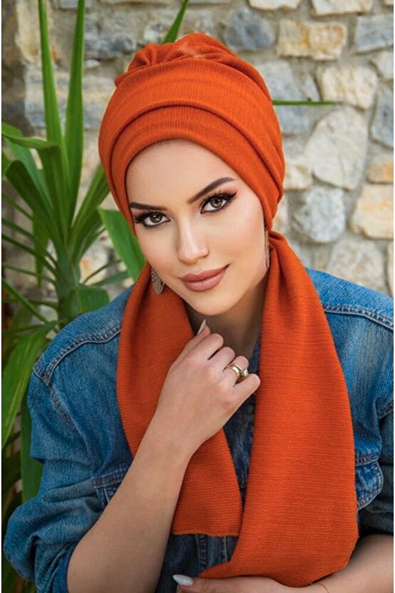 Taba Krınkıl Atkılı Tesettür Bone