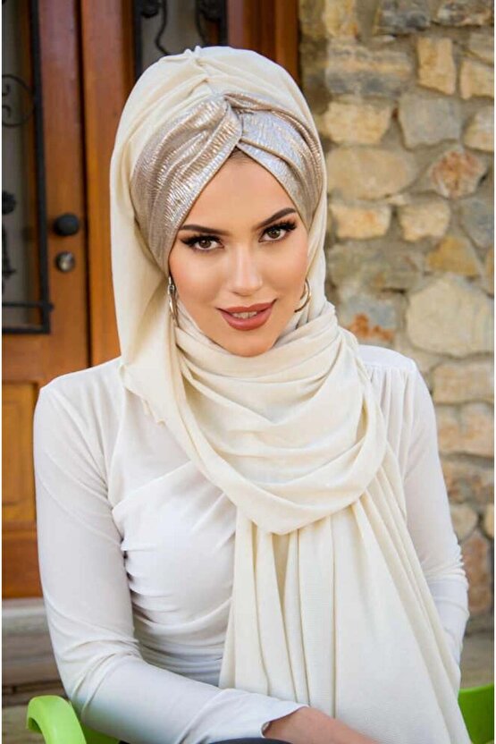 Kemik Dore Varaklı Burgu Hazır Şal