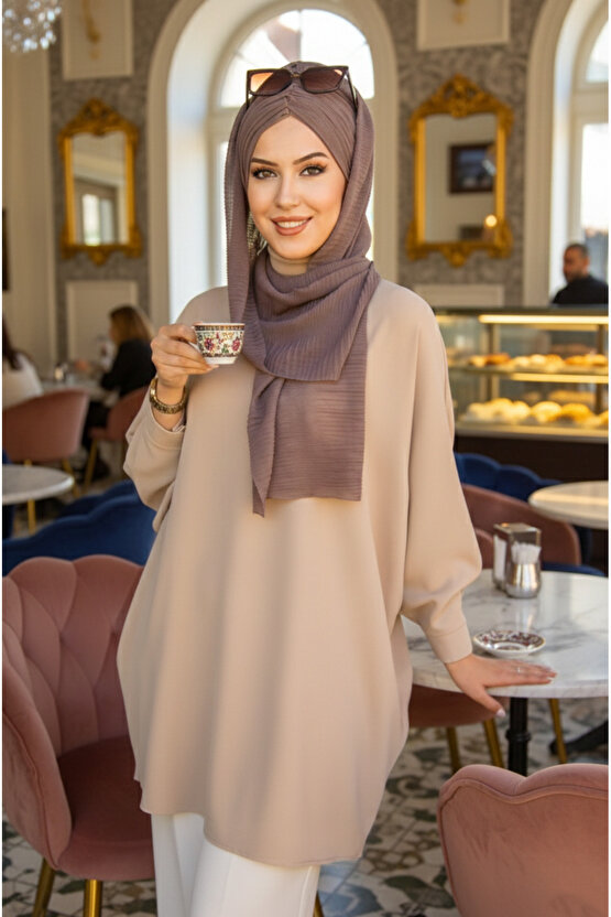 Vizon Kelebek Bone Şal