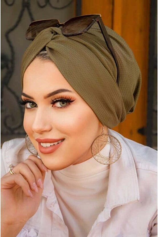 Haki Hazır Burgu Düğüm Bone