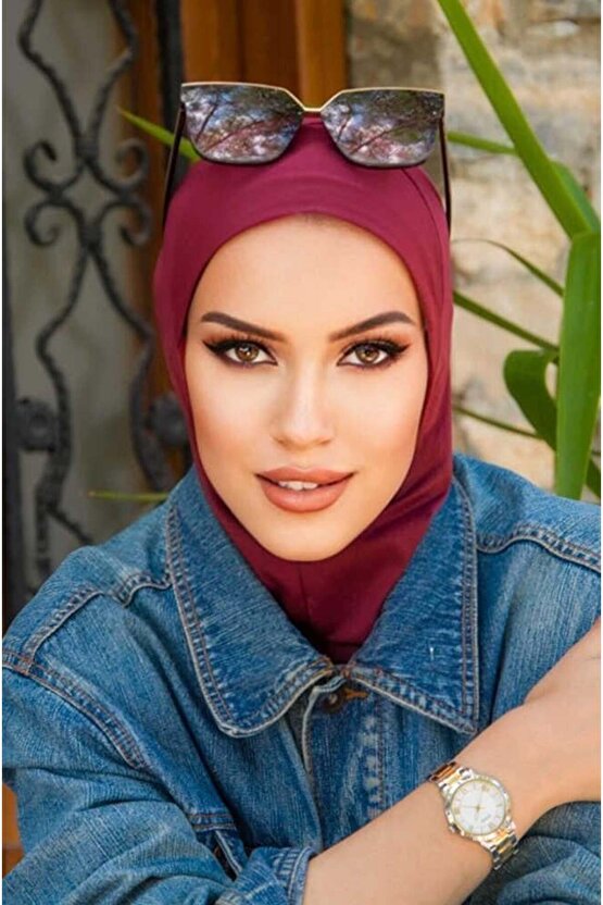 Koyu Bordo Yüzücü Bonesi - Sporcu Bonesi