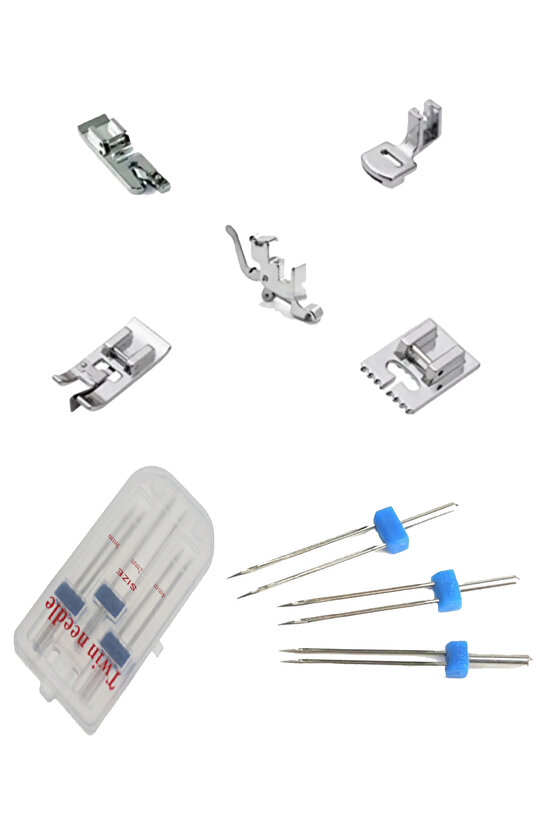 SİNGER BEKO ZETİNA BEŞLİ AYAK SETİ VE ÜÇLÜ ÇİFT İĞNE SETİ BERABER GÖNDERİLECEKTİR