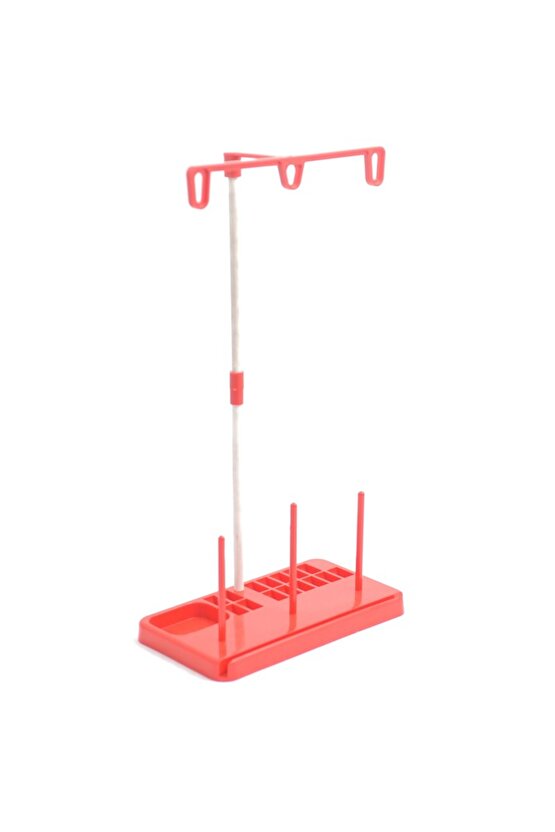 Ev Tipi Dikiş Makinesi Kırmızı Plastik Çardak Seti  TS-500