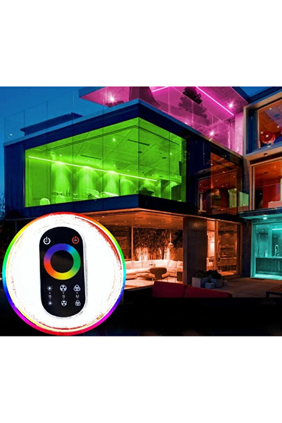 Profesyonel RGB Kumanda, 18 Amper, 20 Metre Algılı RGB Kontoler, Slim RGB Kumanda