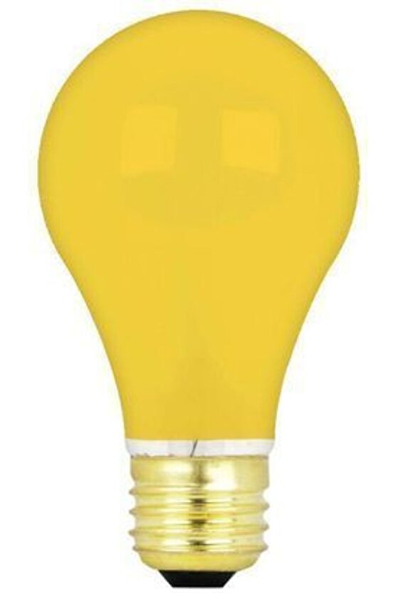 1 Adet 10 Watt Sarı Işık E27 Duy Led Ampul, Sarı Işık 10 Watt Tasarruflu LED Ampul, 10 Watt