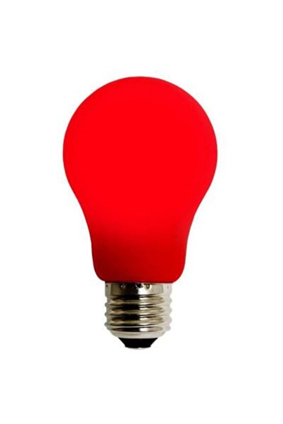 1 Adet 10 Watt Kırmızı Işık E27 Duy Led Ampul, Kırmızı Işık 10 Watt Tasarruflu LED Ampul, 10 Watt