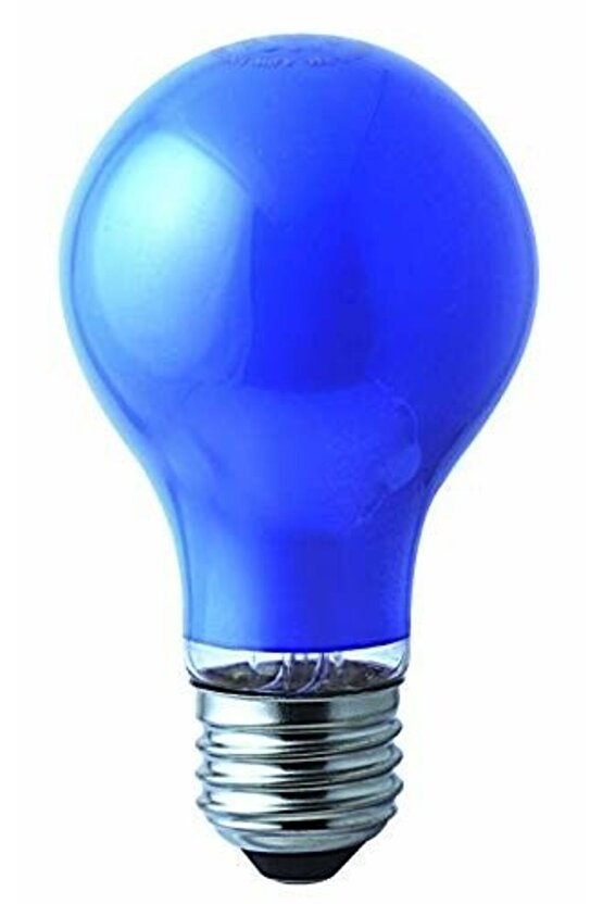 1 Adet 10 Watt Mavi Işık E27 Duy Led Ampul, Mavi Işık 10 Watt Tasarruflu LED Ampul, Mavi Işık Ampul