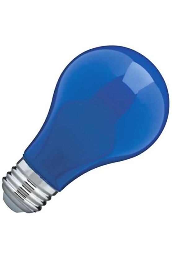 1 Adet 10 Watt Mavi Işık E27 Duy Led Ampul, Mavi Işık 10 Watt Tasarruflu LED Ampul, Mavi Işık Ampul