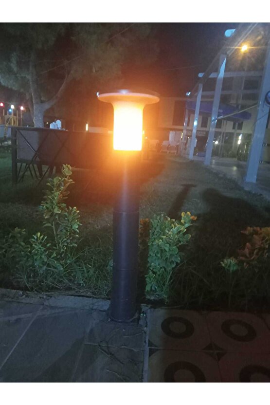 80 Cm, E27 Duy, Elektrikle Çalışır Dış Mekan Aplik, Plastik Bahçe, Duvar, Yol Armatürü, Ampul Hariç