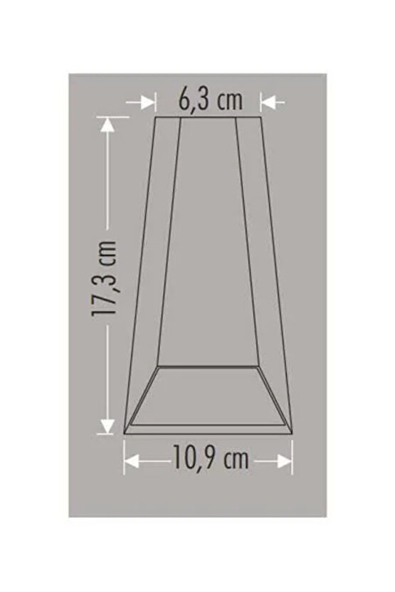 Elektrikle Çalışır, 6 Watt, 3200 Kelvin Sarı Işık Ledli İç Ve Dış Mekan Led Aplik, Çift Yönlü Aplik