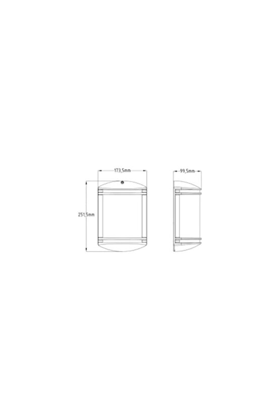 E27 Duylu, Elektrikle Çalışır, Plastik Kasa İç ve Dış Mekan, Bahçe, Balkon Aydınlatma Armatürü