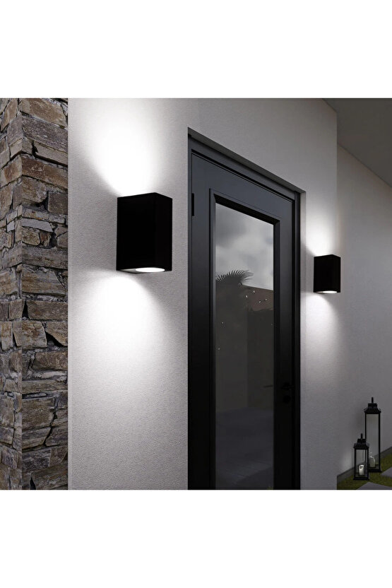 Elektrikle Çalışır, 10 Watt Kendinden Ledli, 4200 Kelvin (Ilık Beyaz Işık) İç ve Dış Mekan Led Aplik