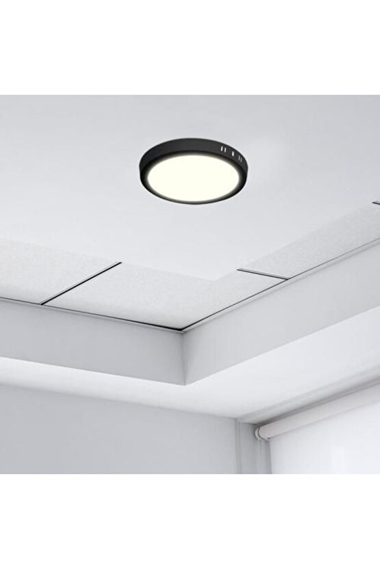 24 Watt Günışığı Ledli, Çok Kaliteli Sıva Üstü Metal Kasa Tavan Armatürü, 1700 Lümen 3000K Armatür