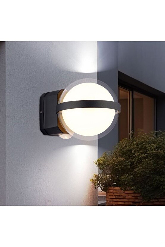 12 Watt, 3200K, 3 Işık Yönlü, Elektrikle Çalışır, Modern Tasarım İç ve Dış Mekan Aplik, Led Aplik