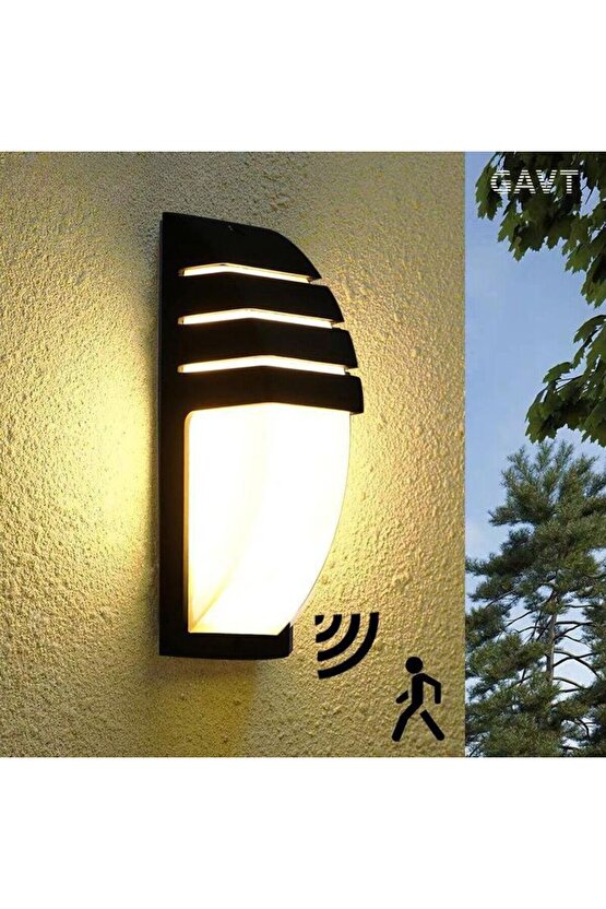 Elektrik İle Çalışır 24 Watt Günışığı Ledli Aplik, Karanlıkta Hareket Gördükçe Yanar