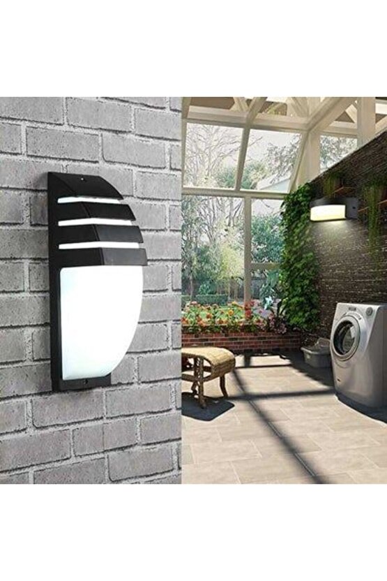 Elektrik İle Çalışır, Karanlıkta Hareket Gördükçe Yanar, Radar Sensörlü 24 Watt Beyaz Işık Aplik