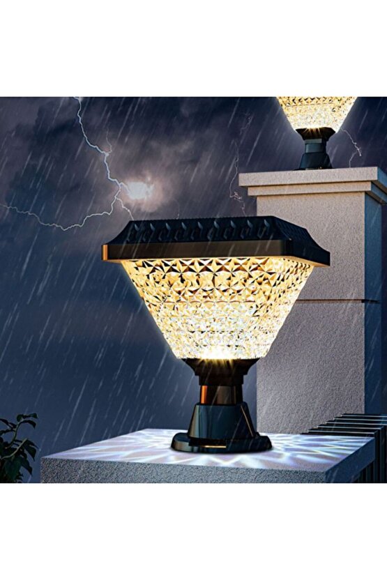 Kablosuz, Güneş Enerjisi İle Çalışır Set Üstü Bahçe Aydınlatma Armatürü, Solar Set Üstü Bahçe Apliği