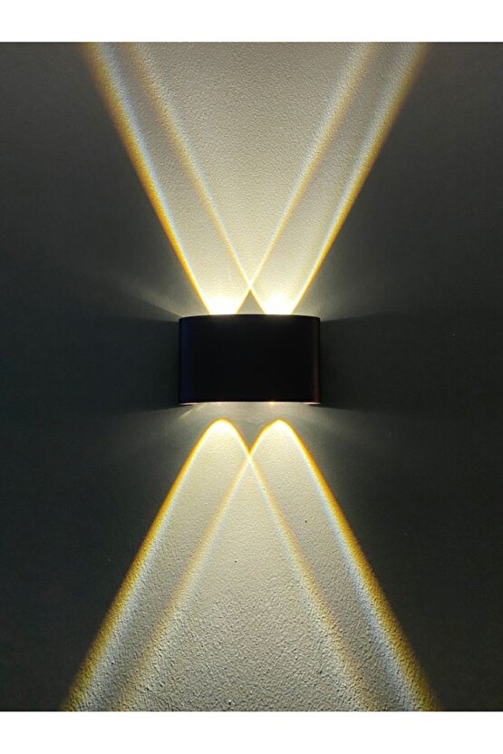 4 Watt GÜN IŞIĞI Ledli Dekoratif Işık Süzmeli İç ve Dış Mekan Lüx Aplik, Modern ve Şık Armatür