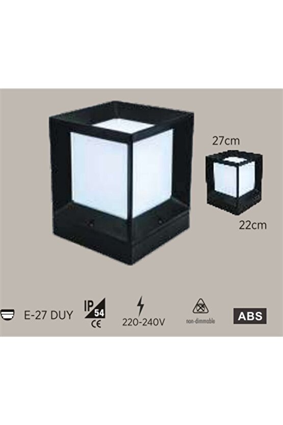 Bahçe Köşeli Kutusuz Shrinkli Sarı, Dayanıklı ve Şık Bahçe Dekorasyonu