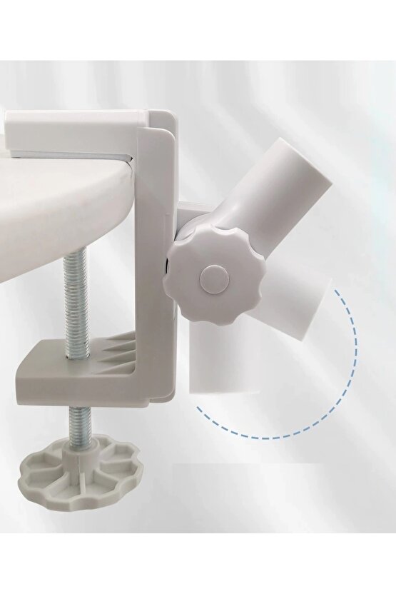 Alüminyum Alaşımlı Ayarlanabilir Uzun Kollu Telefon ve Tablet Tutucu Stand - Yatak ve Masa için