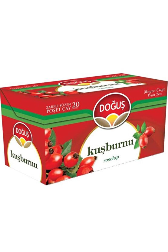 Kuşburnu Bitki Bardak Poşet Çayı 20li X 12 Adet