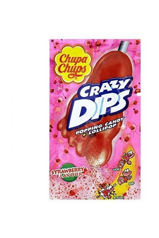Crazy Dips Çilek 24 Adet 16 gr