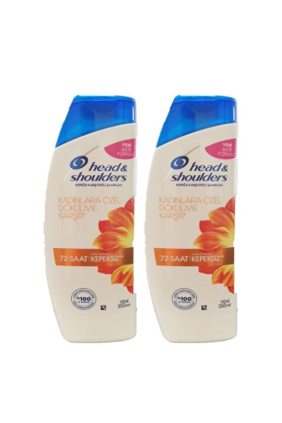 Head & Shoulders Kadınlara Özel Dökülme Karşıtı Şampuan 72 Saat Kepeksiz 350 ML X 2 Adet