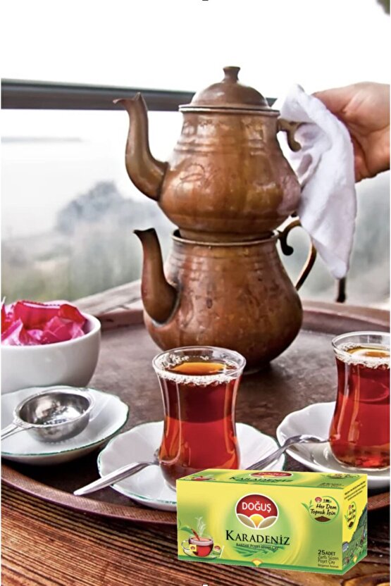Karadeniz Bardak Poşet Siyah Çay - 25 li 4 ADET