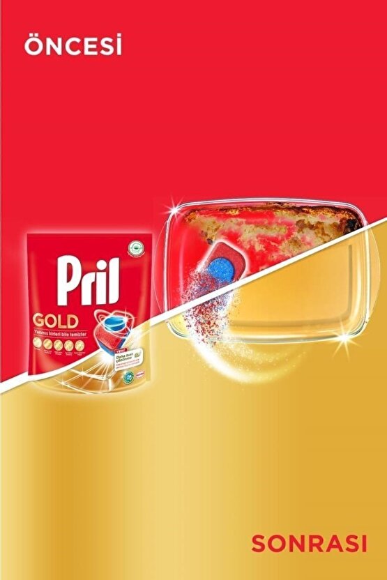 Gold 45 Yıkama Bulaşık Makinesi Tableti - Ekonomik Temizlik