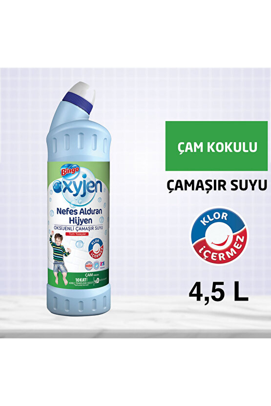 Oksijen Çamaşır Suyu 750 ml Ferahlatan Hijyen Ekonomi Paketi 6lı