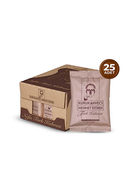 Kurukahveci Türk Kahvesi 100 gr 25li
