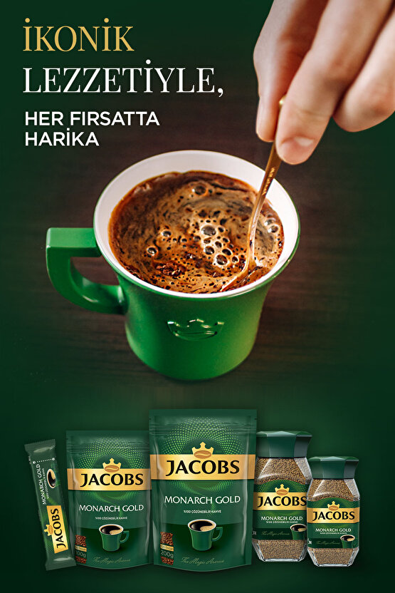 Monarch Gold Granül Kahve Cam Kavanoz 100 gr