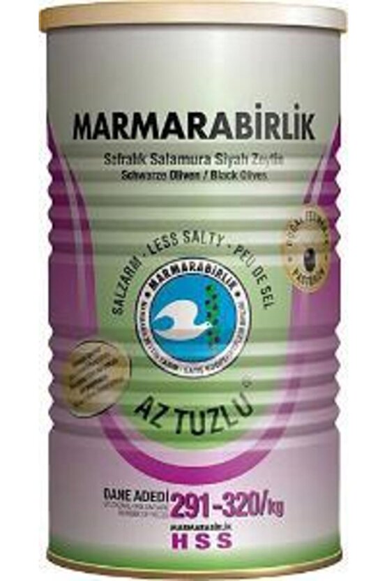 Marmara Bırlık Zeytın Sıyah 800Gr Aztuzlu Hususı S 291320
