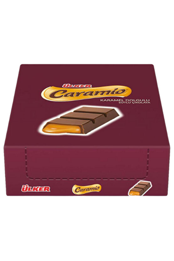 Caramio Karamel Dolgulu Sütlü Çikolata 32 GR * 24 Adet