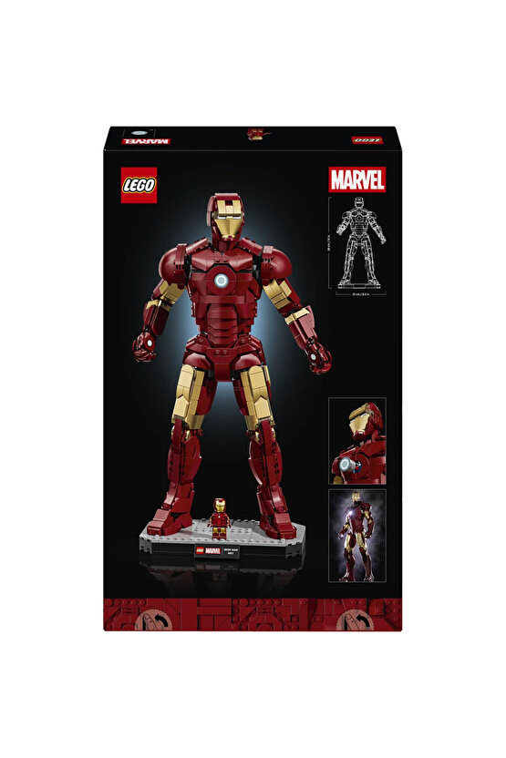 ® ǀ Marvel Iron Man Mark 3 Koleksiyoncu Versiyonu 76344 - 18+ Model Yapım Seti (1297 Parça)