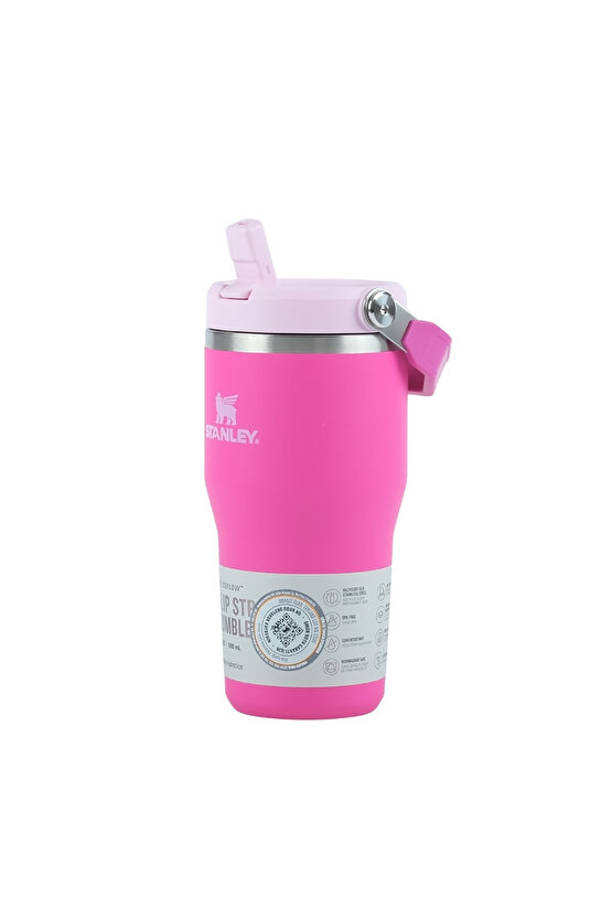 The IceFlow Flip Straw Pembe Termos (10-13425-046)