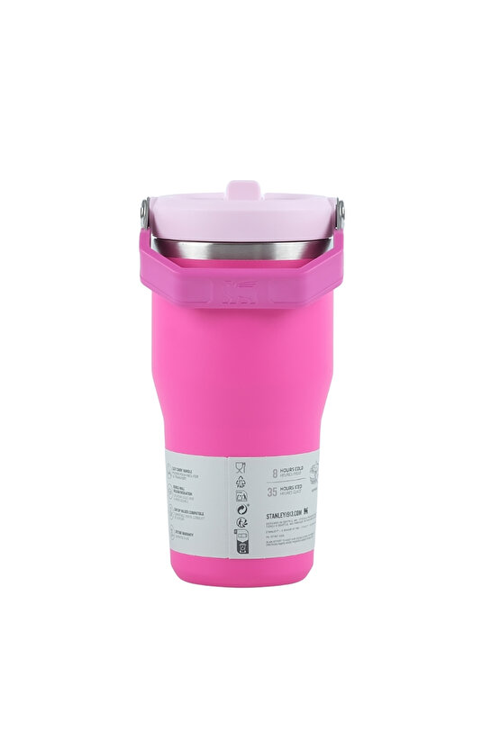 The IceFlow Flip Straw Pembe Termos (10-13425-046)