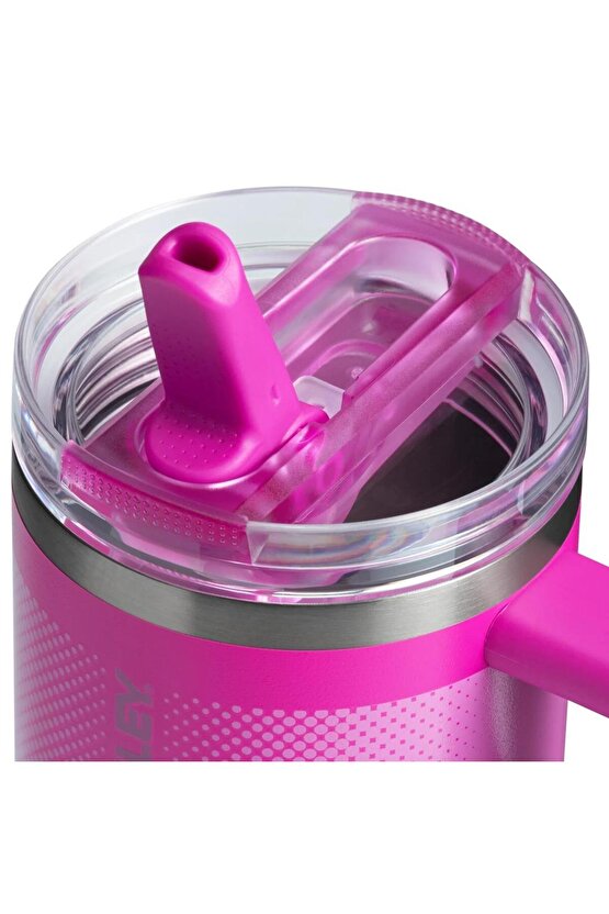 The Quencher Protour Flip Straw Tumbler 0.6L  20oz Violet Blossom Fade Termos