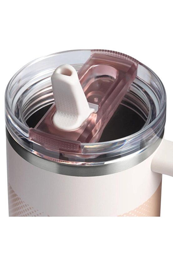 The Quencher ProTour Flip Straw Tumbler 1.18L  40oz Rose Quartz Fade Termos