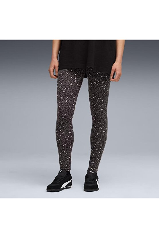 Essentials Animal Print Kadın Tayt