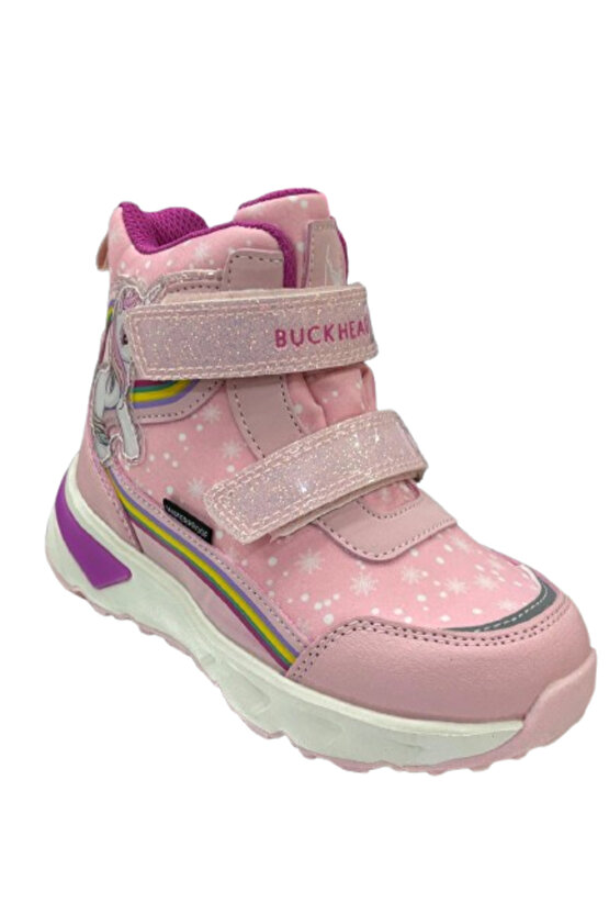 Unicornie Işıklı Su Geçirmez Bebek Pembe Bot