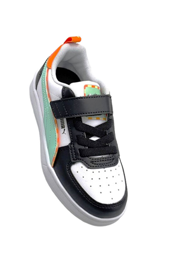 Caven 2.0 Playdate Ac+Pc Çocuk Spor Ayakkabı SİYAH YEŞİL