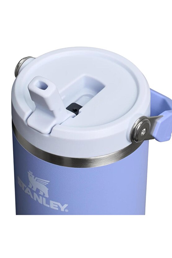 The IceFlow Flip Straw Pipetli Termos Bardak Hydrangea 0,89Lt. - 10-12043-075