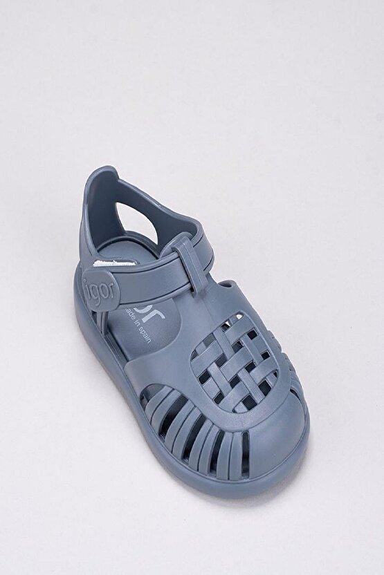 S10271 Tobby Solid Çocuk Mavi Sandalet
