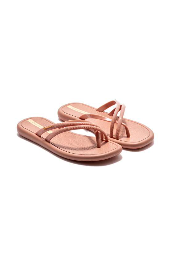 Meu Sol Rasteria Kadın Parmak Arası Terlik Pudra 3742