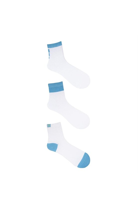 3 Çift Pamuk Erkek Tenis Çorap