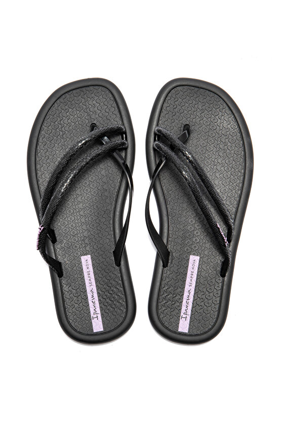 Meu Sol Rasteria Kadın Parmak Arası Terlik Siyah 3742