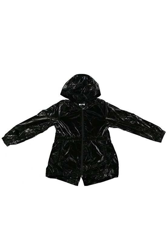 Siyah Çocuk Yağmurluk